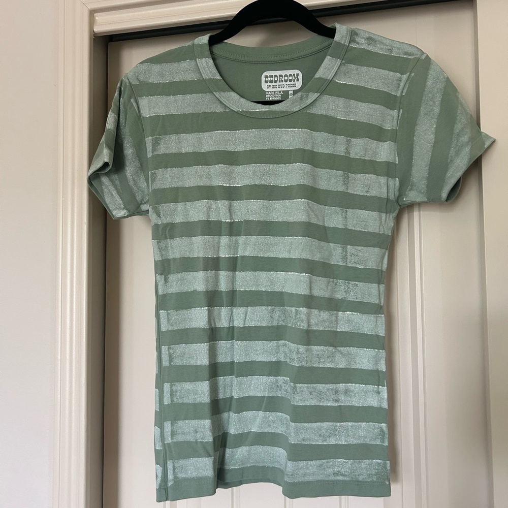 Big Bud Press Sage Stripe Shirt